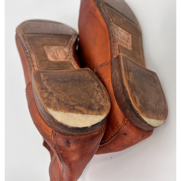 Frye Boots Jillian Chelsea Ankle Bootie Leather Whiskey 3474393 Women's Size 8M - Picture 8 of 10